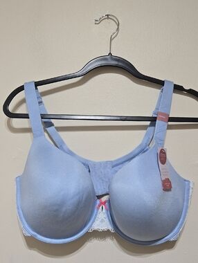 Cacique Intuition Collection Blue Lightly Lined T-Shirt Bra